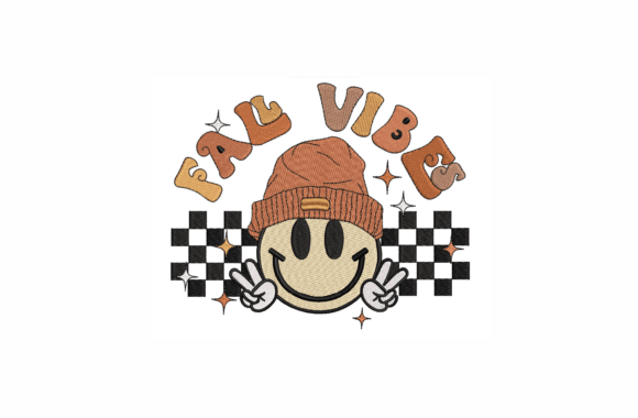 Fall Vibes Machine Embroidery Design